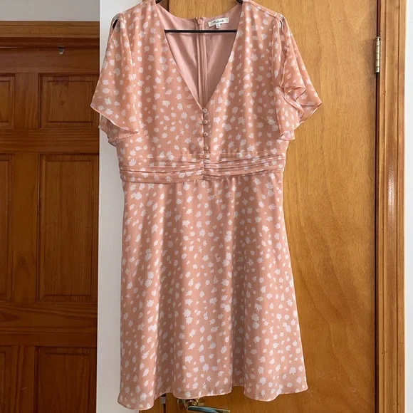 Madewell ruched-waist mini dress in star shower - Picture 5 of 6